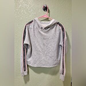 Aeropostale Light Gray Fleece Hoodie